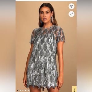 Brand new lulus sequence dress. Never worn